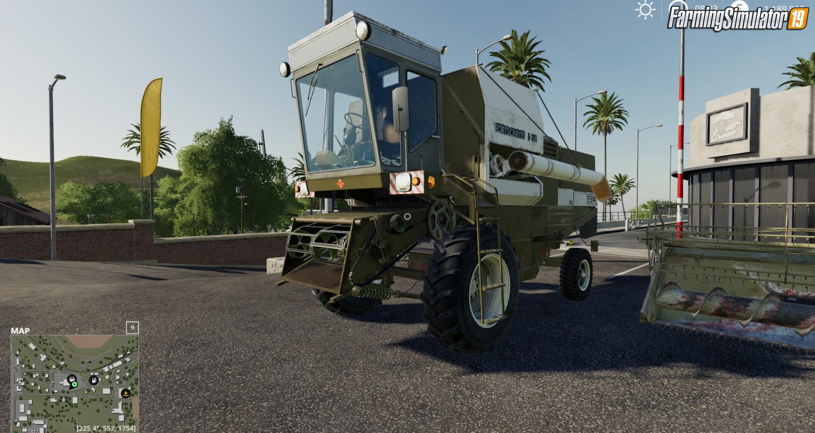 Combine Fortschritt E514 v1.0 for FS19