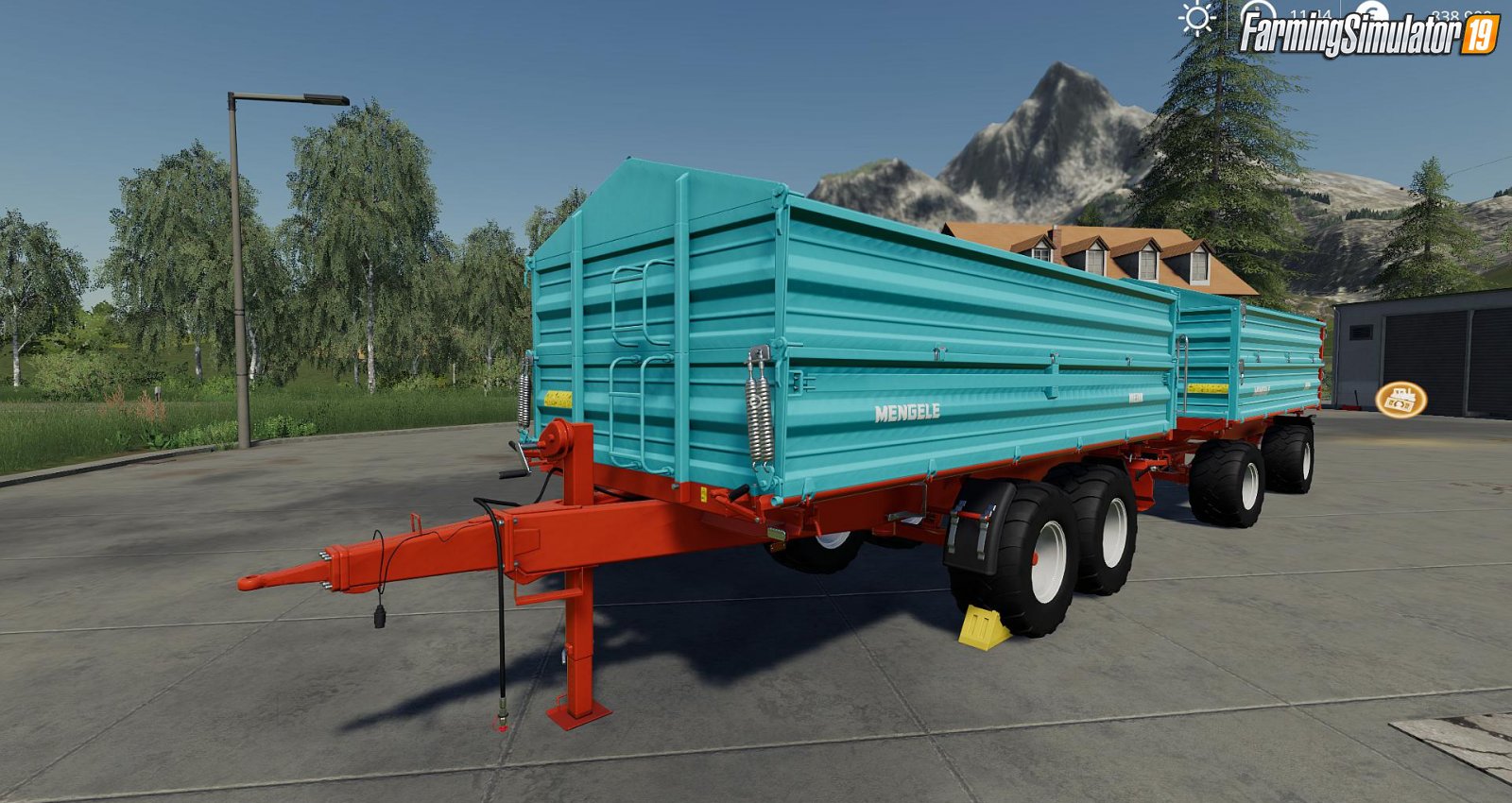 Trailer Mengele MEDK v1.0 for FS19