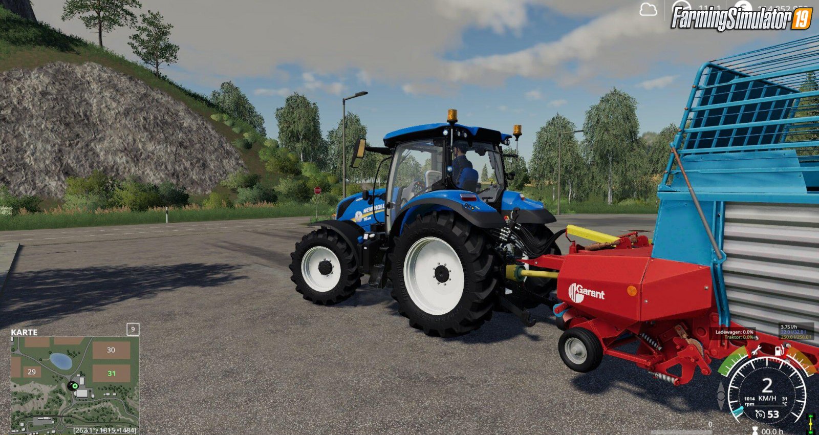 Trailer Pottinger Euroboss 330 T v1.0 for FS19