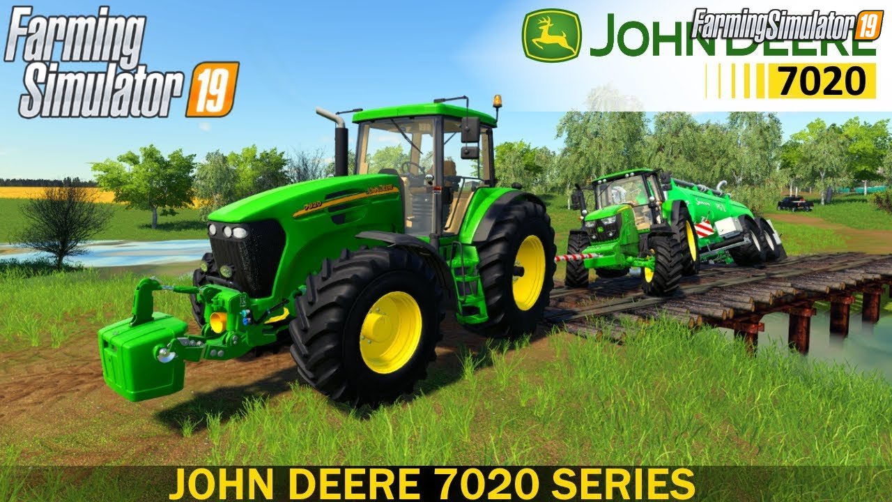 Tractor John Deere 7020 Series v2.0 for FS19