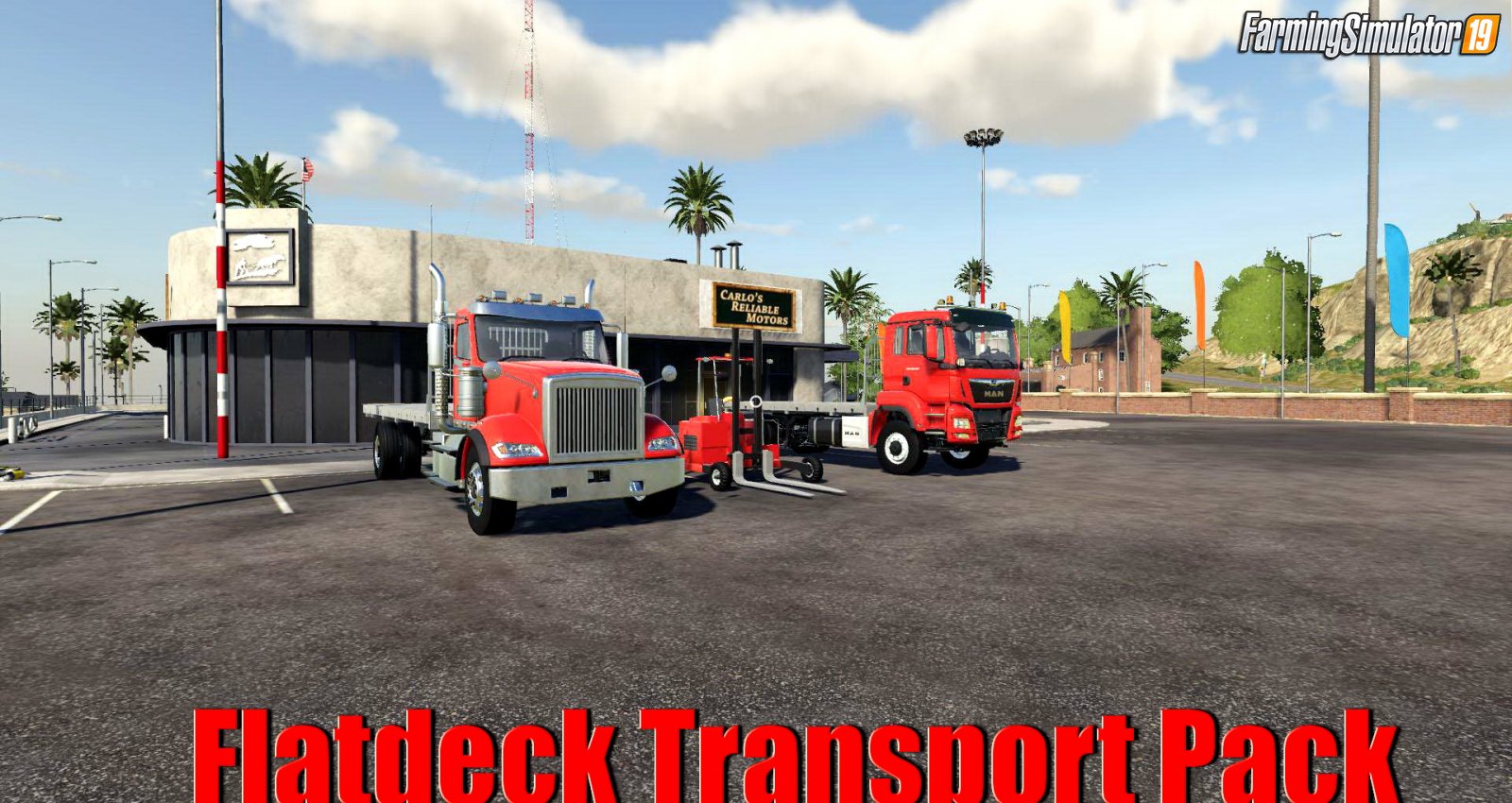 Flatdeck Transport Pack v1.0 by alfalfa6945 for FS19