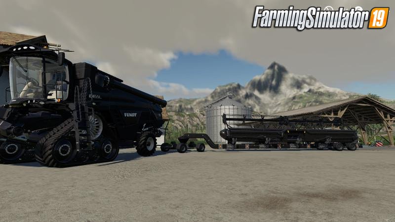 Cutter trailer Extrmo 1300 for FS19
