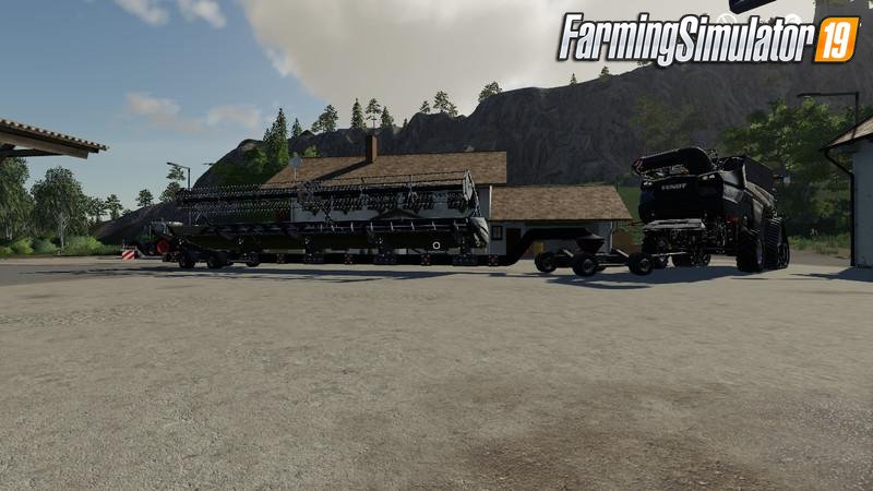 Cutter trailer Extrmo 1300 for FS19