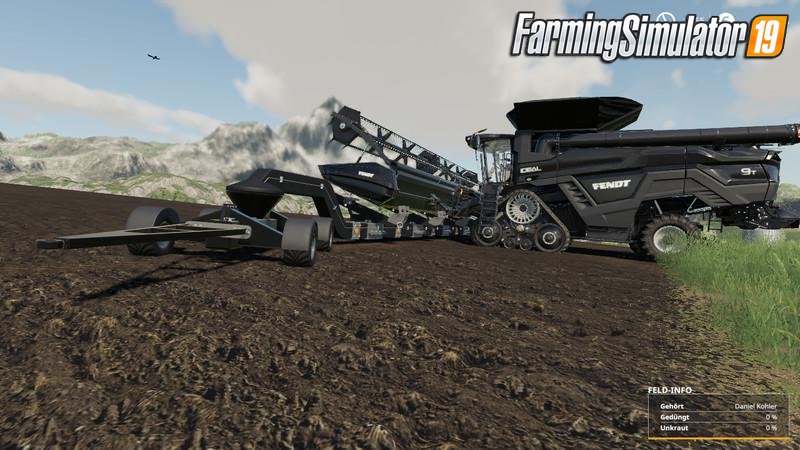 Cutter trailer Extrmo 1300 for FS19