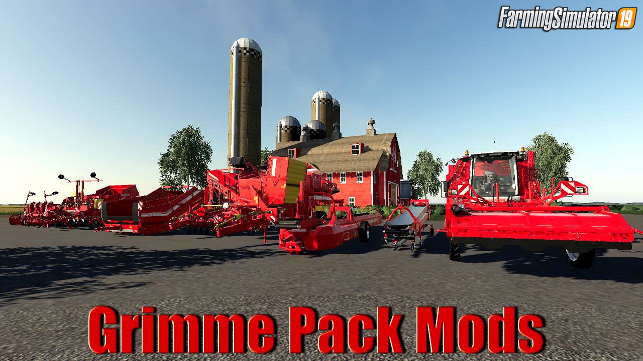 Grimme Pack Mods for FS19
