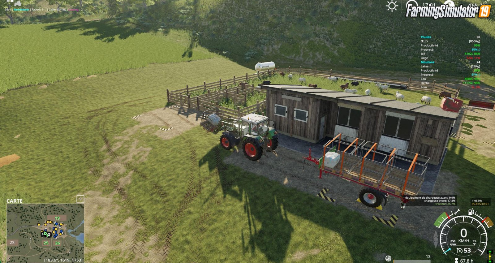 Buyable Wool Pallet for FS19