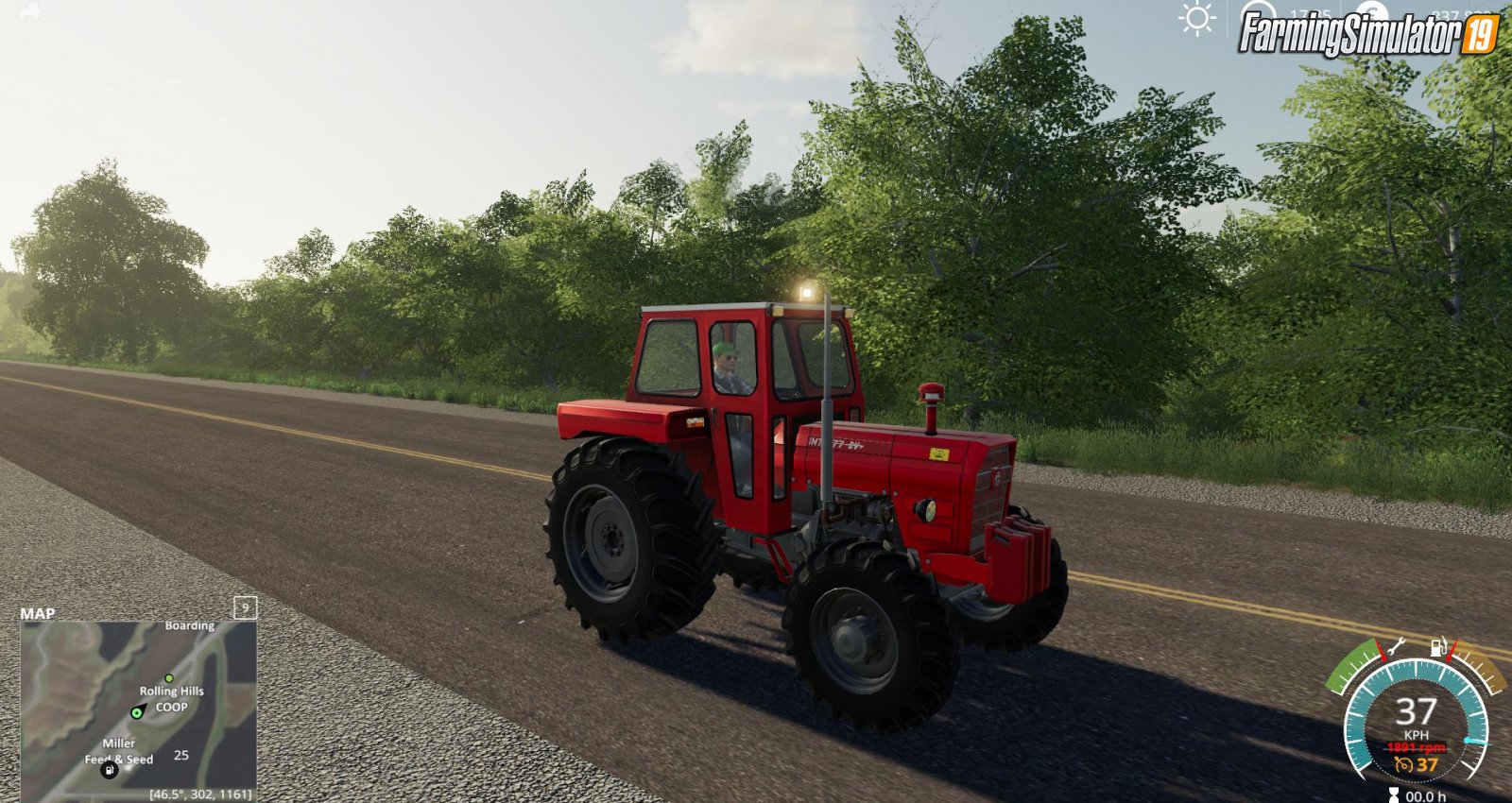 Tractor IMT 577 v0.1 for FS19