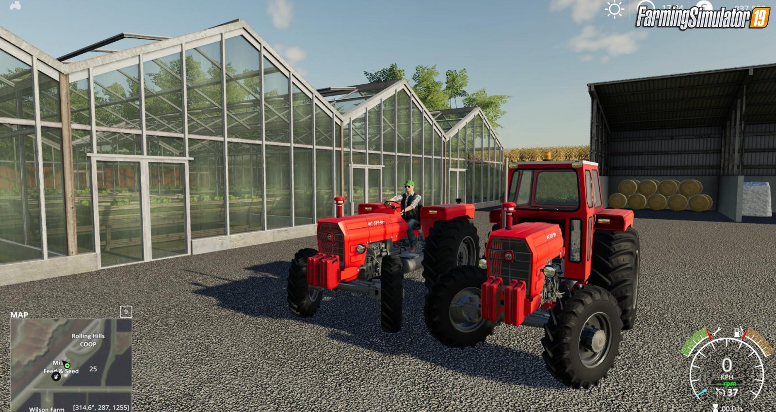 Tractor IMT 577 v0.1 for FS19