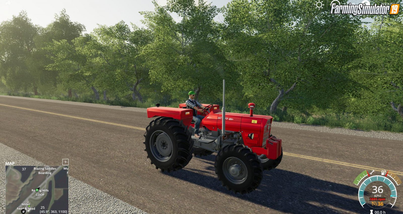 Tractor IMT 577 v0.1 for FS19