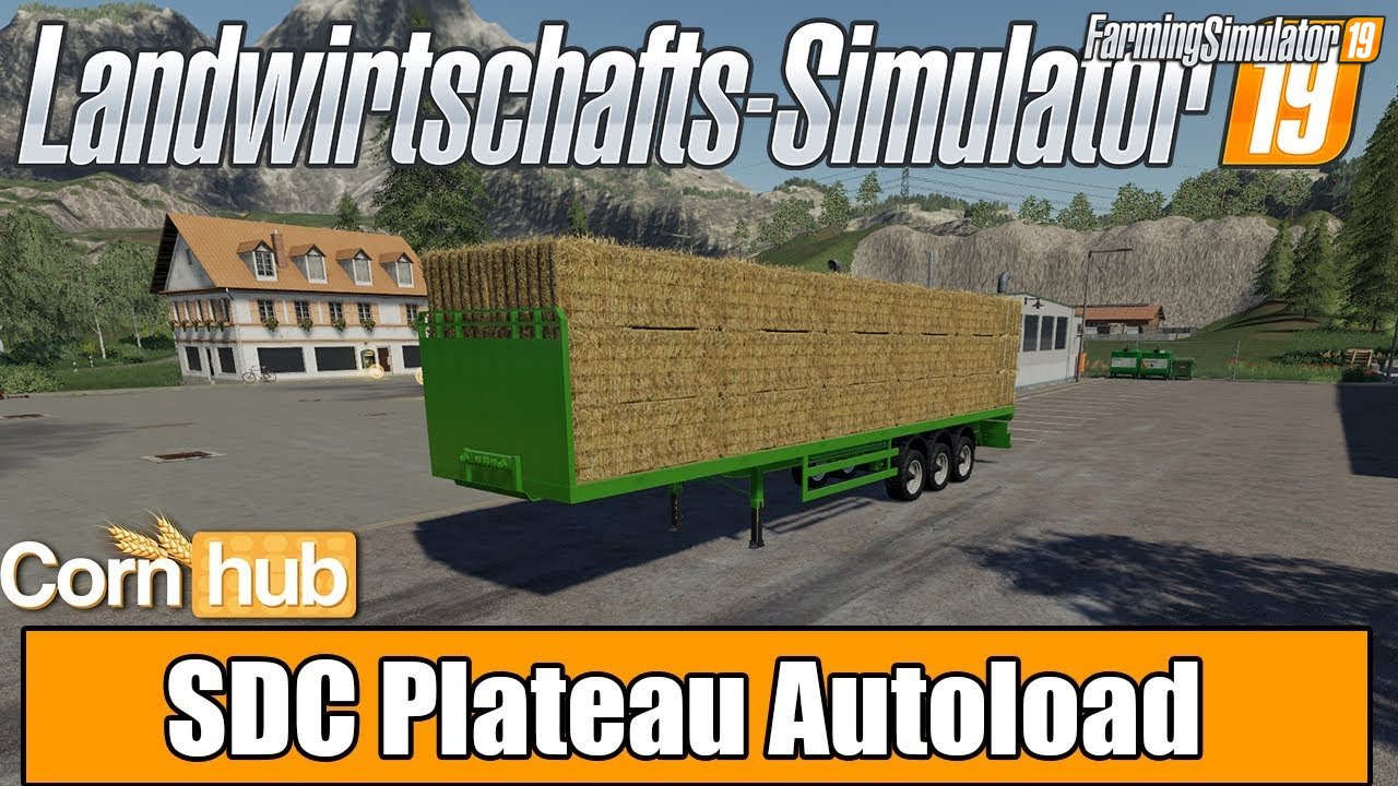 Trailer SDC Plateau Autoload for FS19