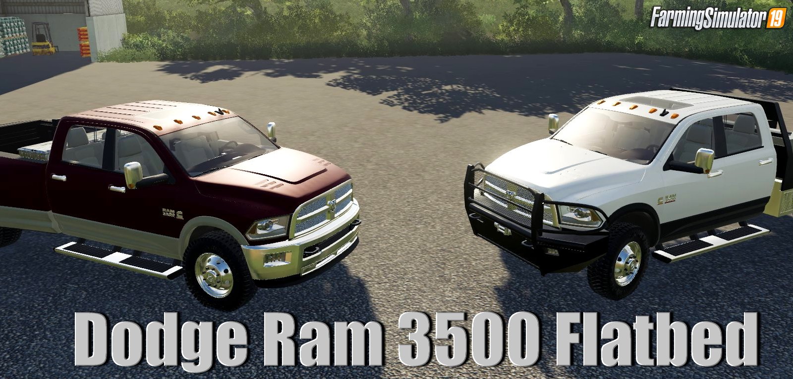 Dodge Ram 3500 Flatbed for FS19