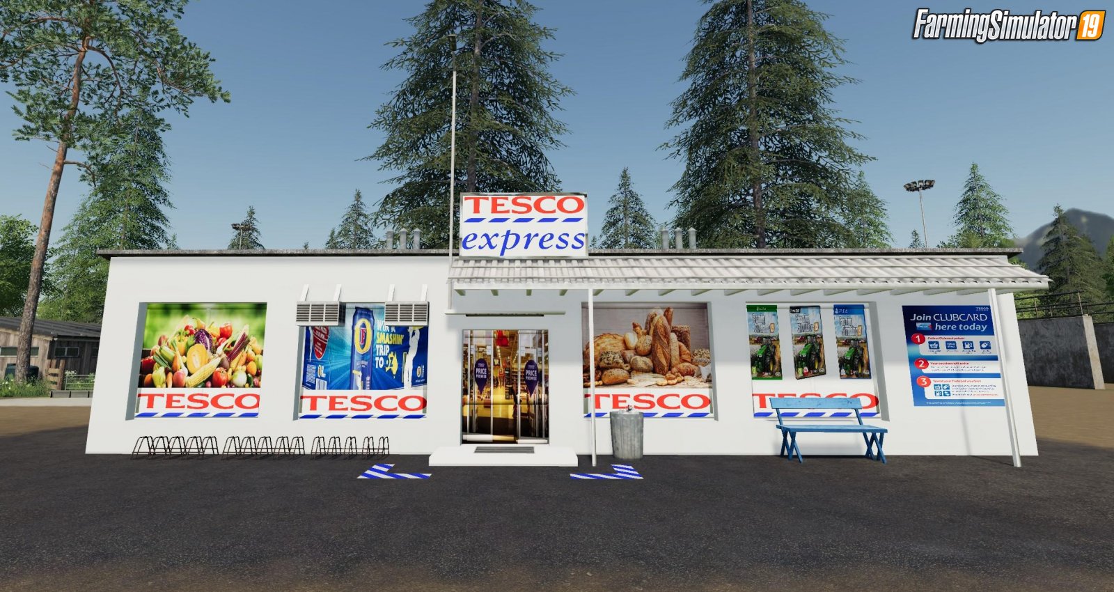 Tesco Express Egg Selling Point v1.0 for FS19