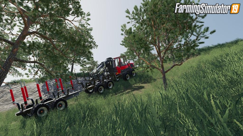 Forwarder Trailer v1.0 for FS19