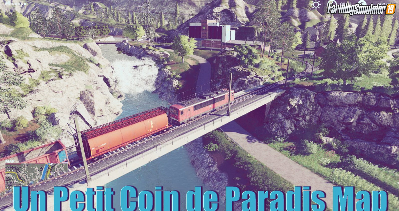 Un Petit Coin de Paradis Map v1.0 for FS19