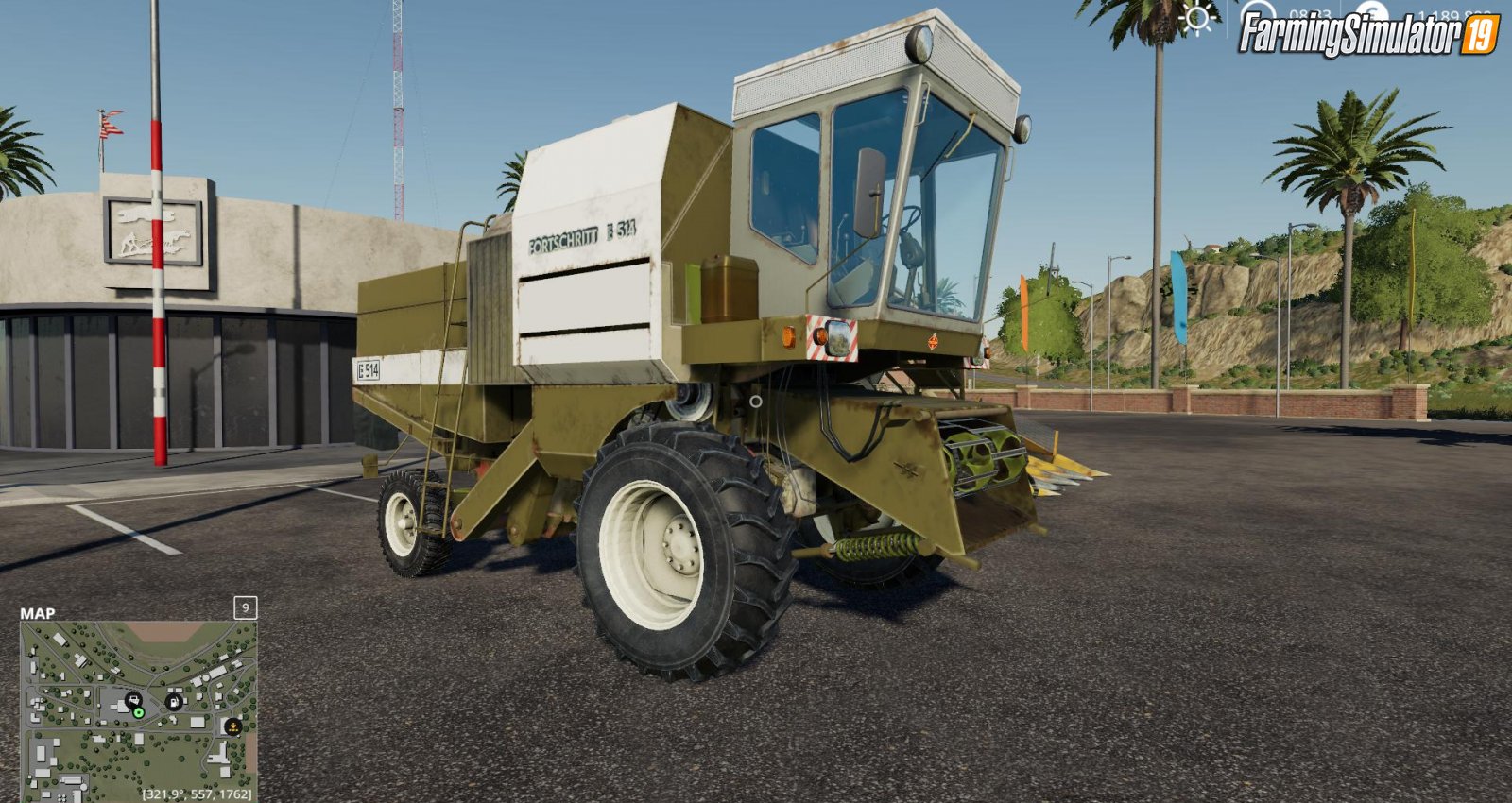 Combine Fortschritt E514 v1.0 for FS19