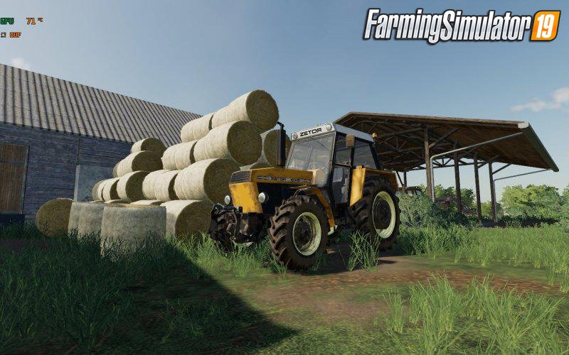 Tractor ZETOR 8145-10145 v1.0 for FS19