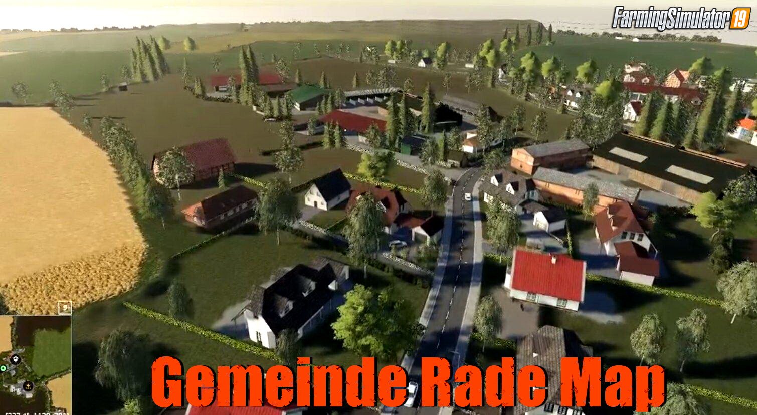 Gemeinde Rade Map v1.0 for FS19