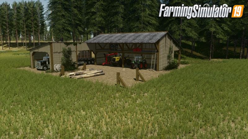 The Old Woodsman Placeable v1.0 for FS19