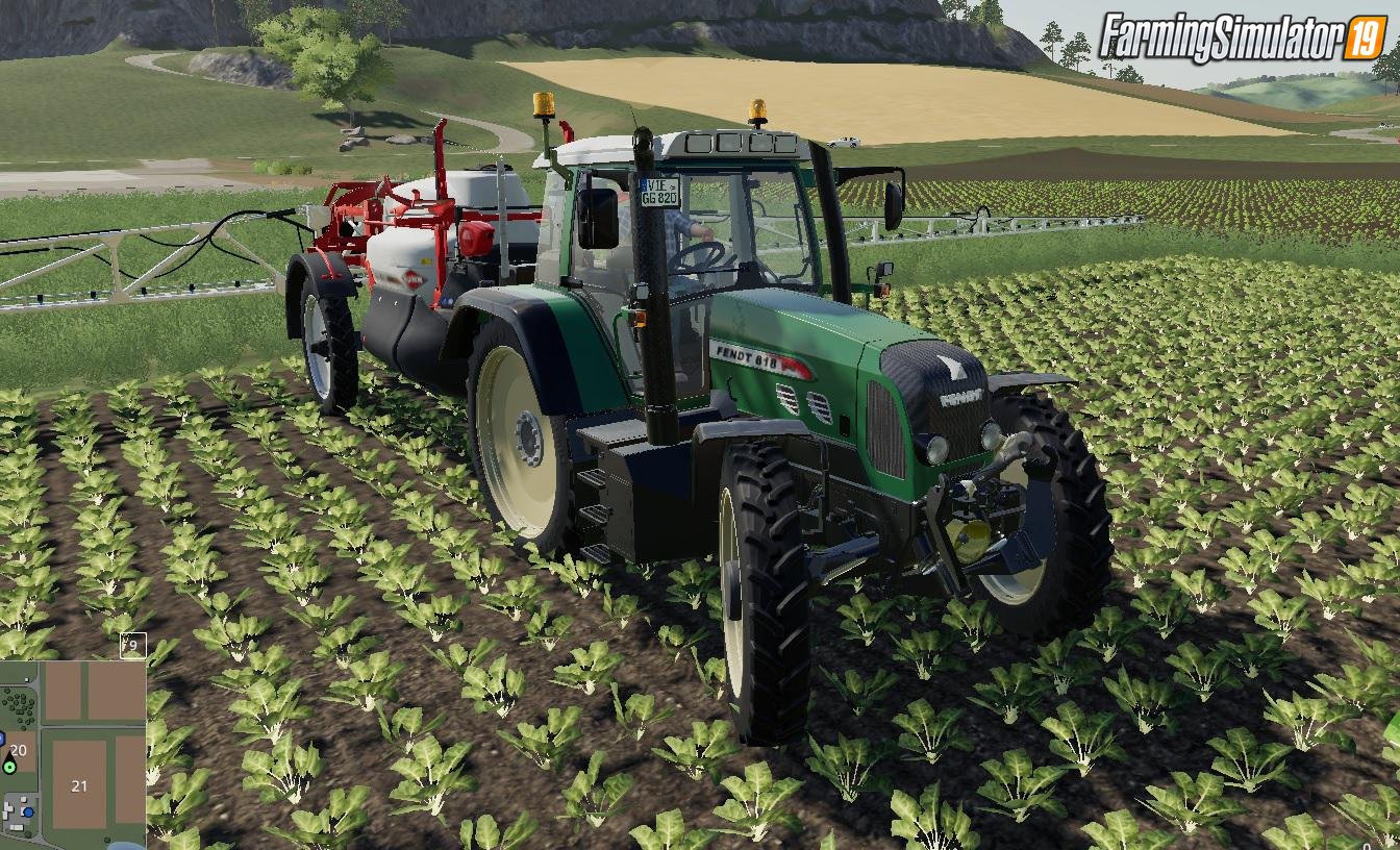 Tractor Fendt 800 Vario TMS v1.0.0.9 for FS19