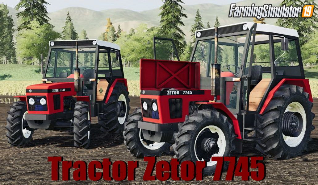 Tractor Zetor 7745 v1.0 for FS19