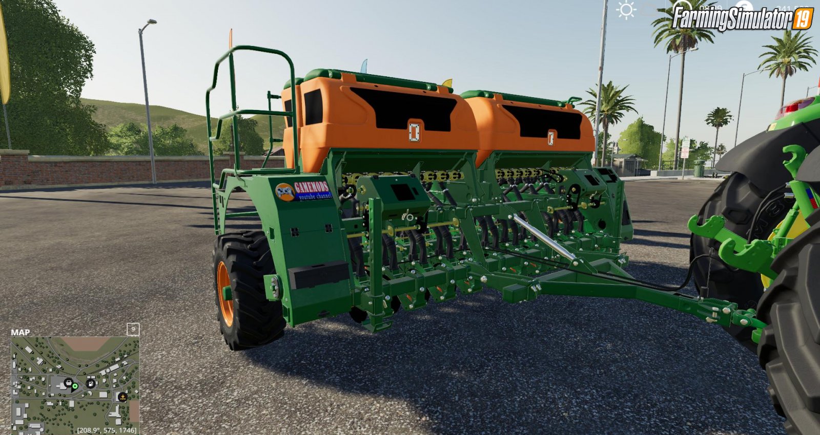 50 meter seeder Ceres 3570 v1.0 for FS19