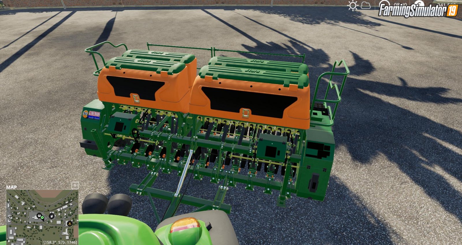 50 meter seeder Ceres 3570 v1.0 for FS19