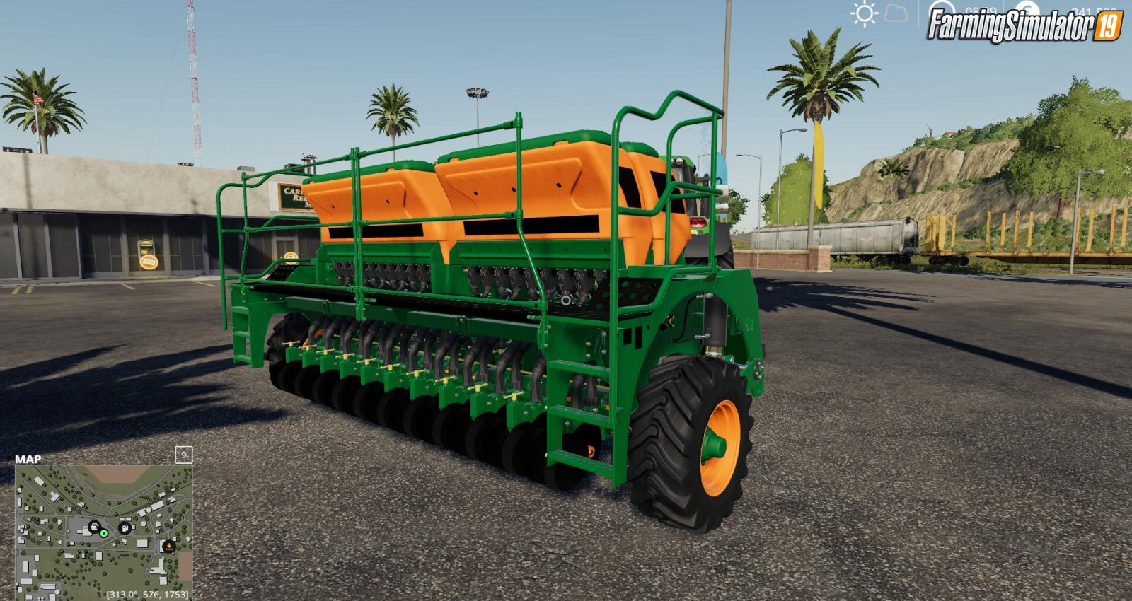 50 meter seeder Ceres 3570 v1.0 for FS19