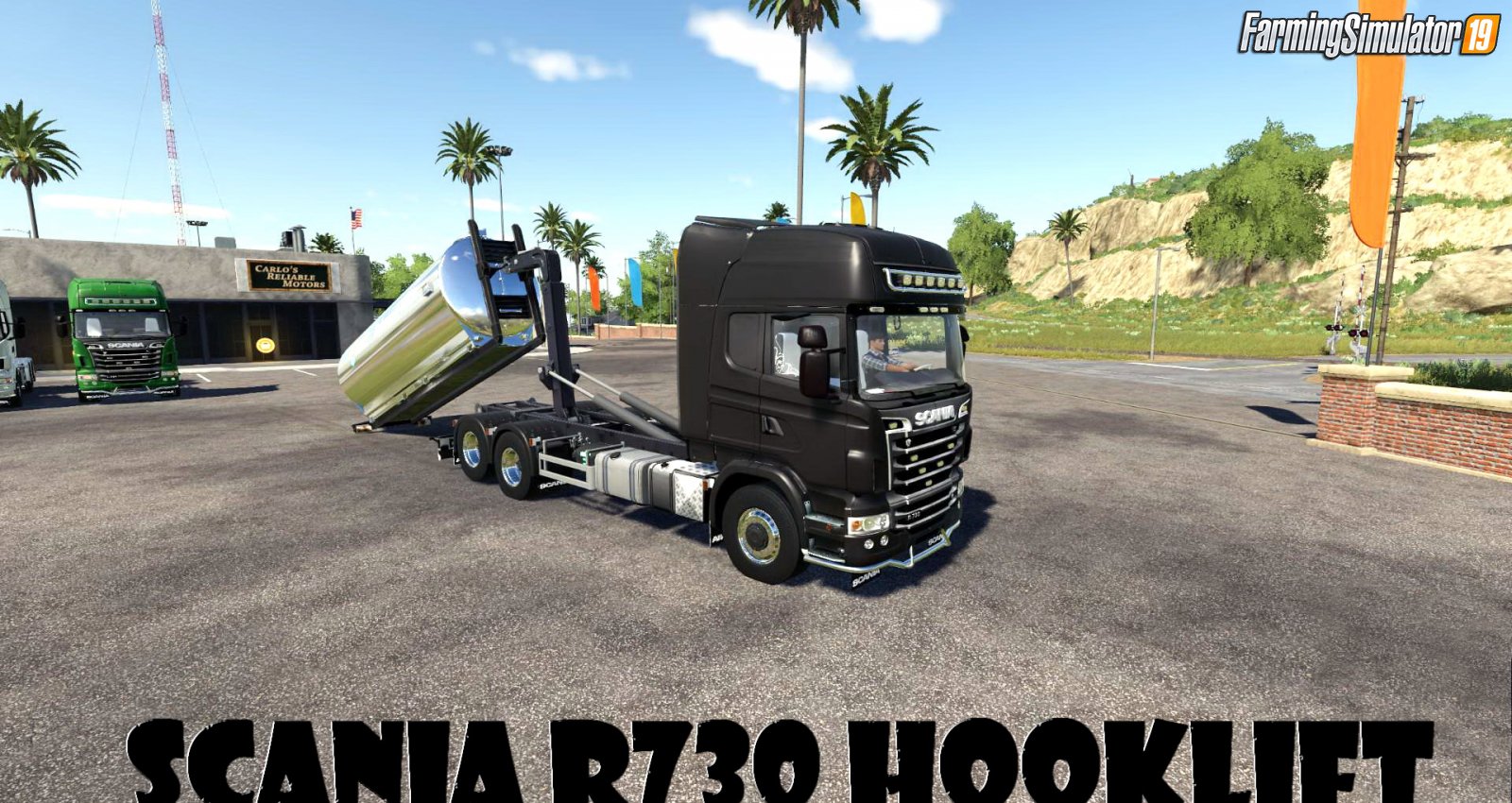 Scania R730 Hooklift v1.0 for FS19