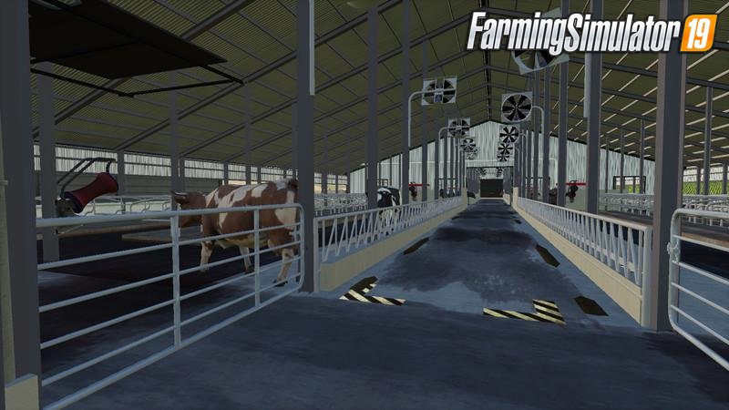 Placeable Big Cow husbandry v1.0 for FS19