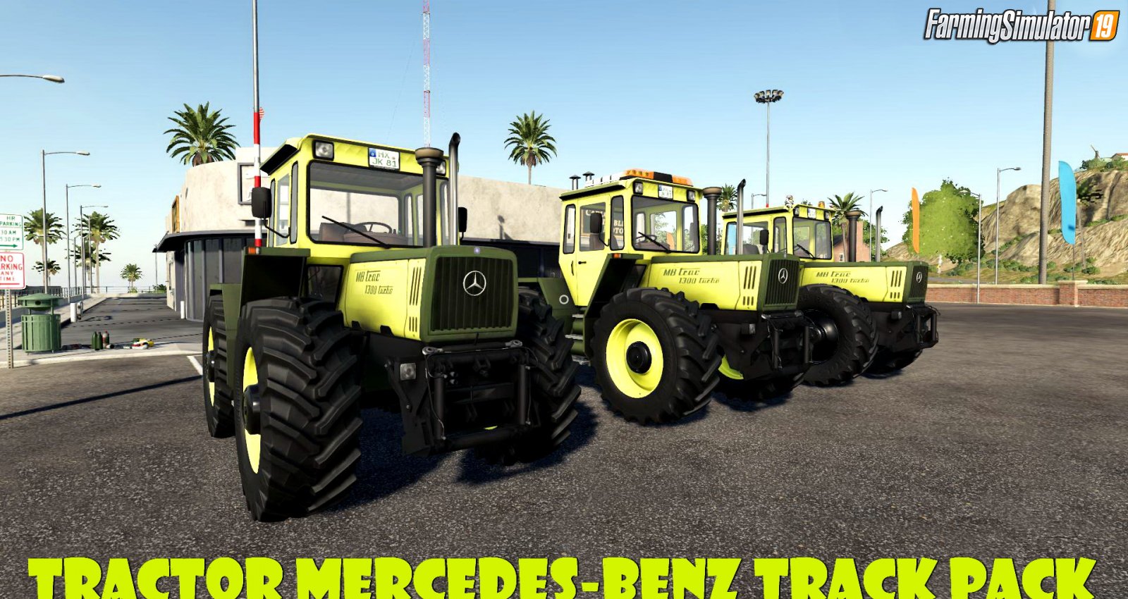 Tractor Mercedes-Benz Track Pack v1.2 for FS19