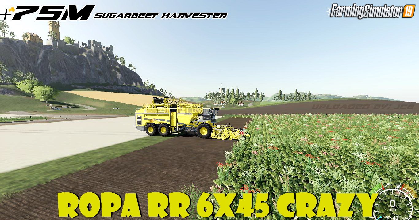 Harvester ROPA RR 6x45 CRAZY v1.0 for FS19