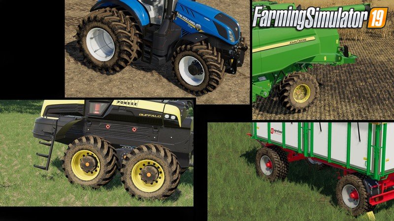 Realistic Dirt Mod v1.0 by NismoModding for FS19