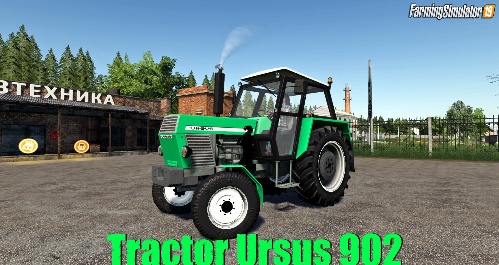 Tractor Ursus 902 v2.0 by Oliolupyl1234 for FS19