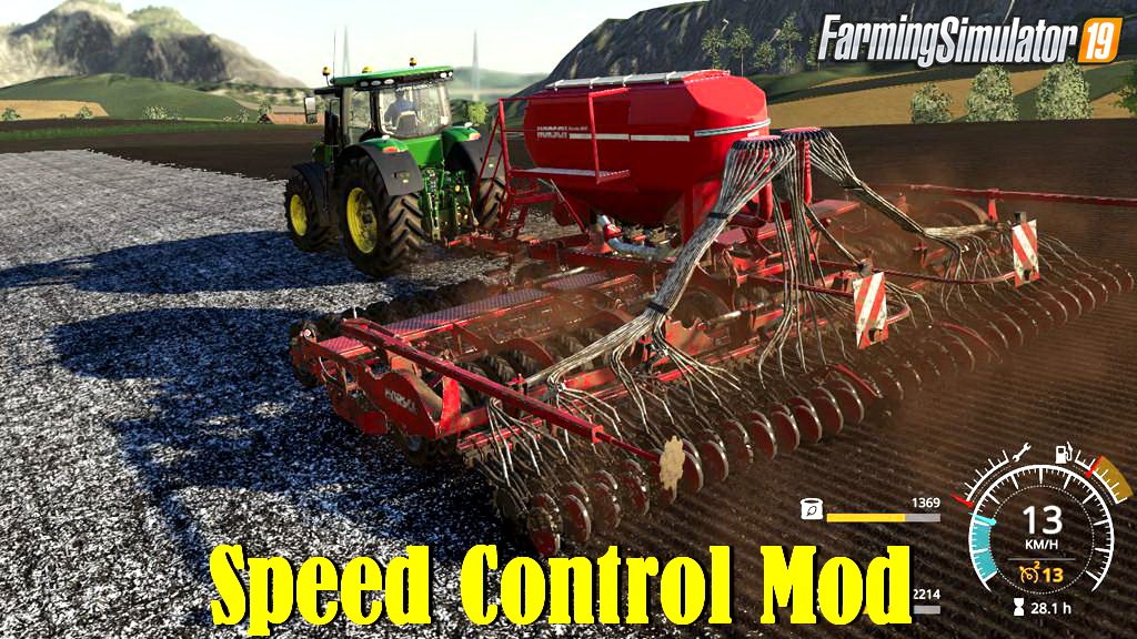 Speed Control Mod v19.0 for FS19