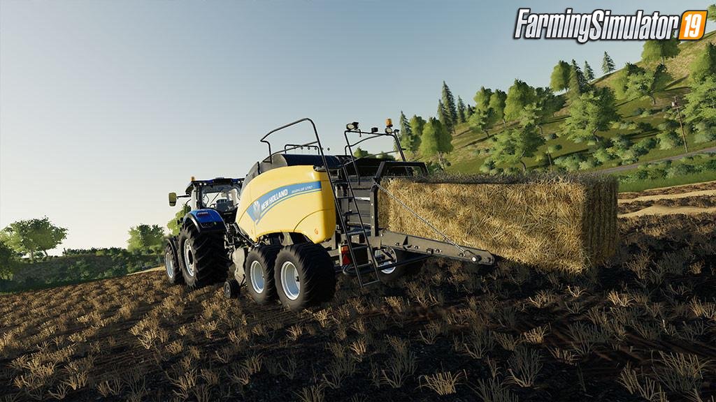 New Holland BigBaler 1290 v1.0 by Giants Software for FS19