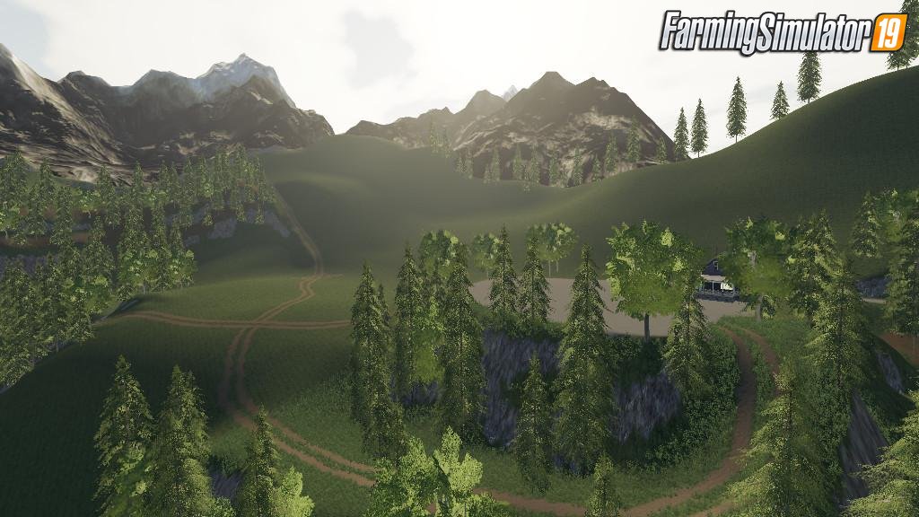 Alps Panorama At The Northern Sea Map v1.0 for FS19