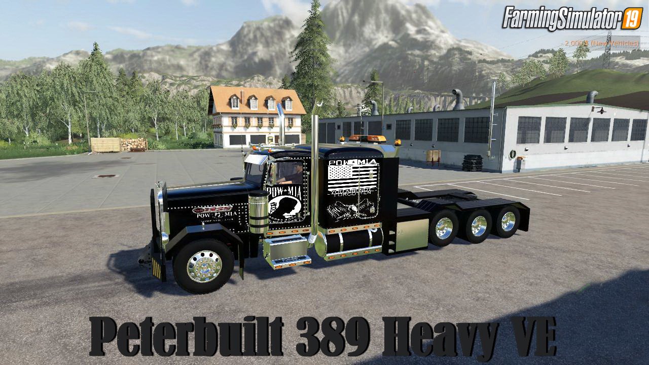 Peterbilt 389 Heavy VE v1.0 for FS19