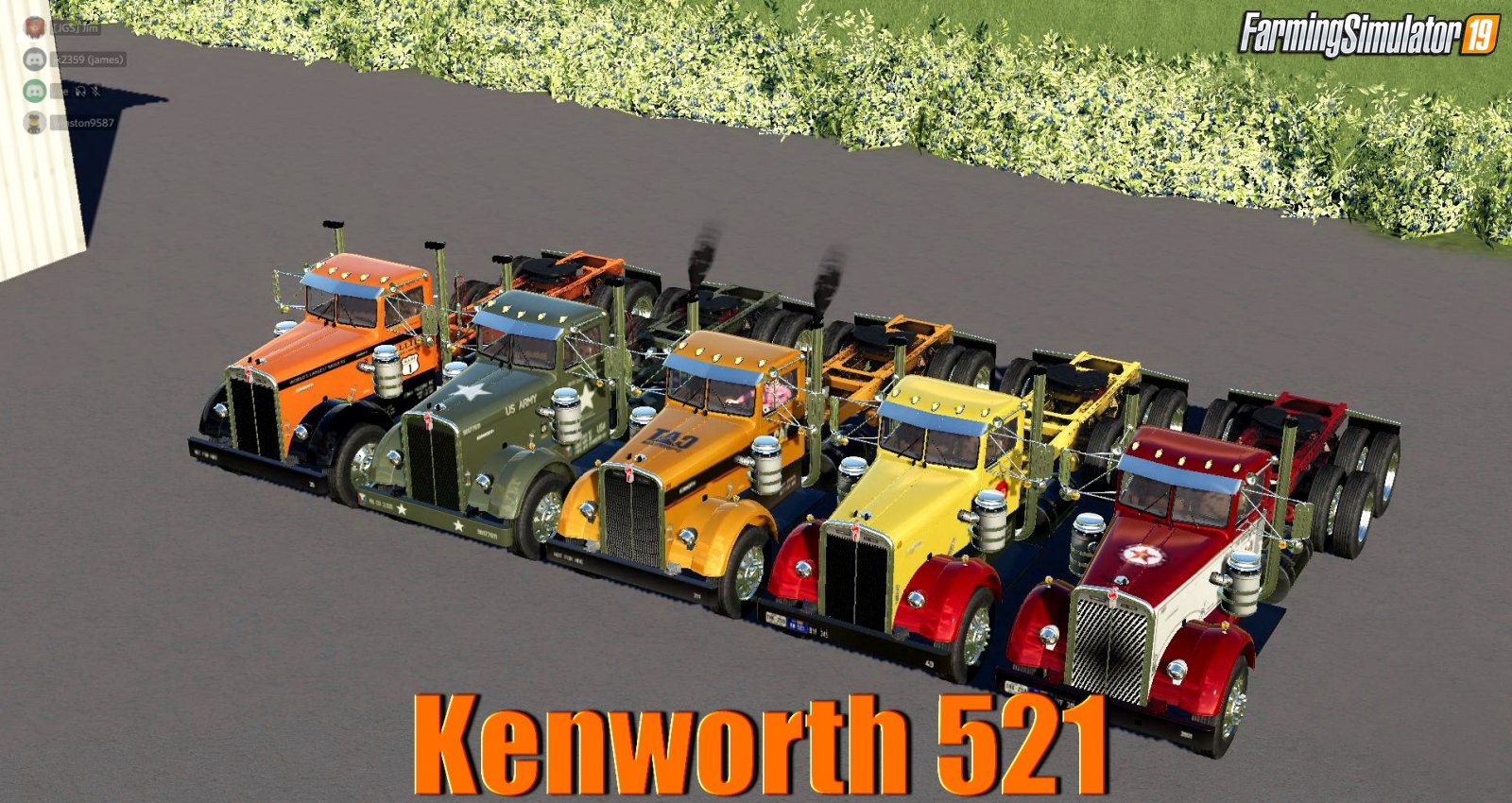 Kenworth 521 v2.0 by winston9587 for FS19