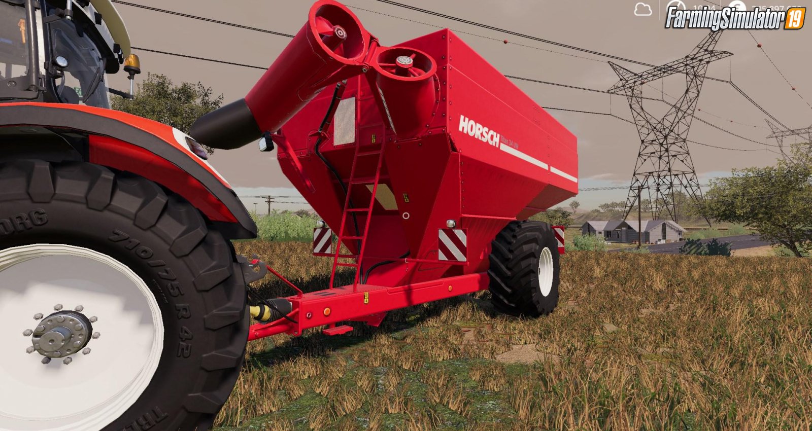 Horsch Titan 34 UW Screw Conveyor Trailer v1.0 for FS19