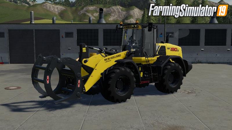 Wheel Loader Wood Tongs v1.0 for FS19