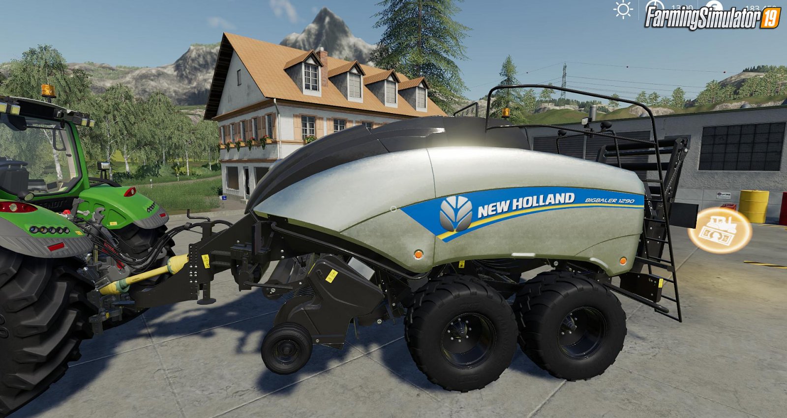 Trailer New Holland BB1290 v1.0 for FS19