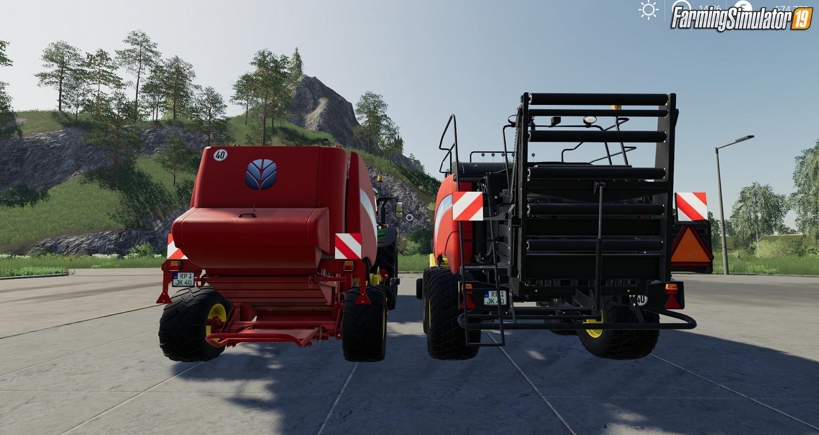 New Holland Baler USA Pack v1.0 for FS19