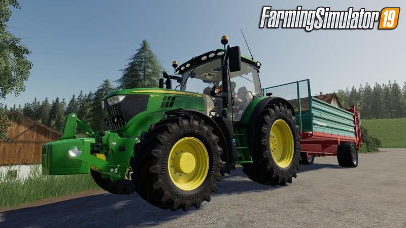 Tractor John Deere 6125 v1.2 for FS19