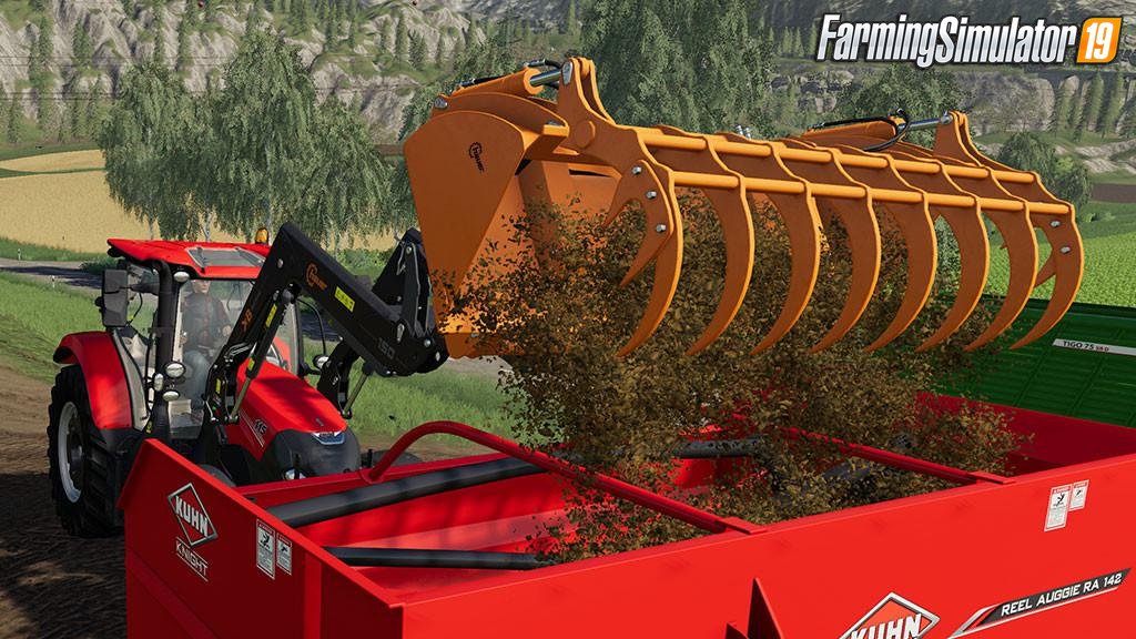 Hauer SGS2600 Silage Grab Fork v1.0 for FS19