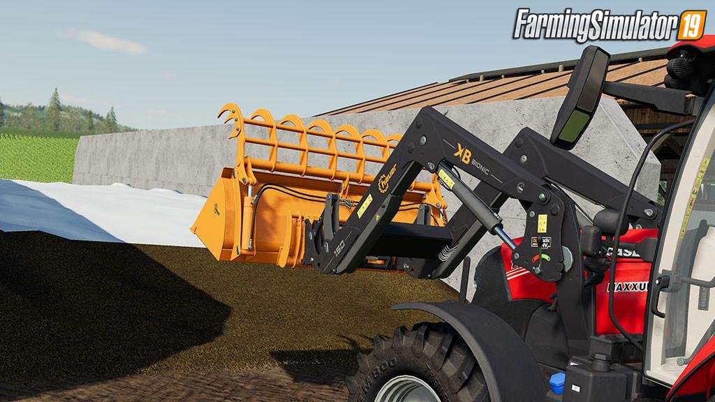 Hauer SGS2600 Silage Grab Fork v1.0 for FS19