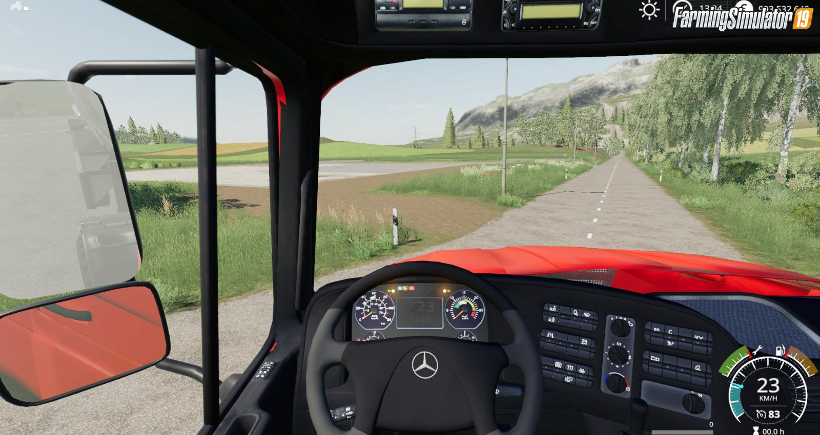 Mercedes-Benz Zetros Red Edition v1.0 for FS19