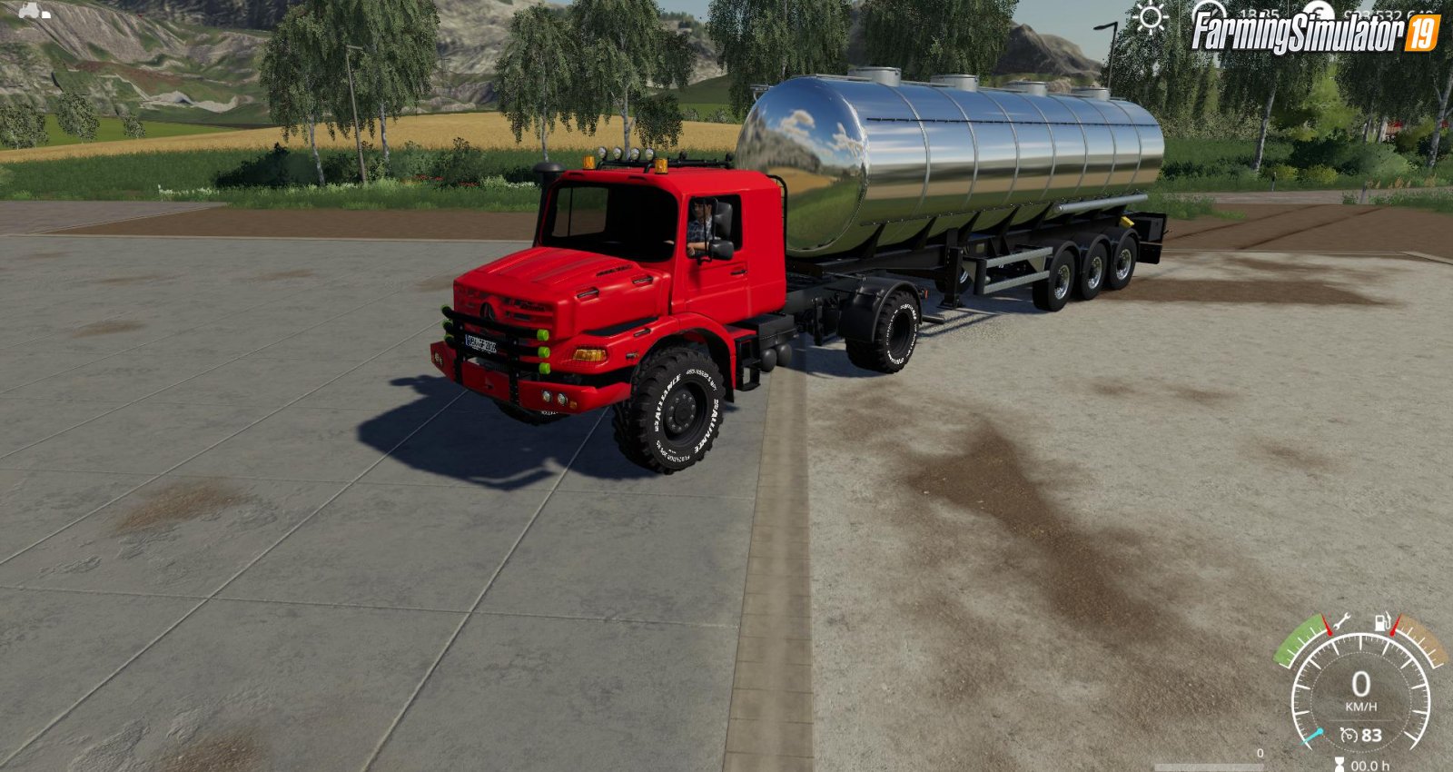 Mercedes-Benz Zetros Red Edition v1.0 for FS19