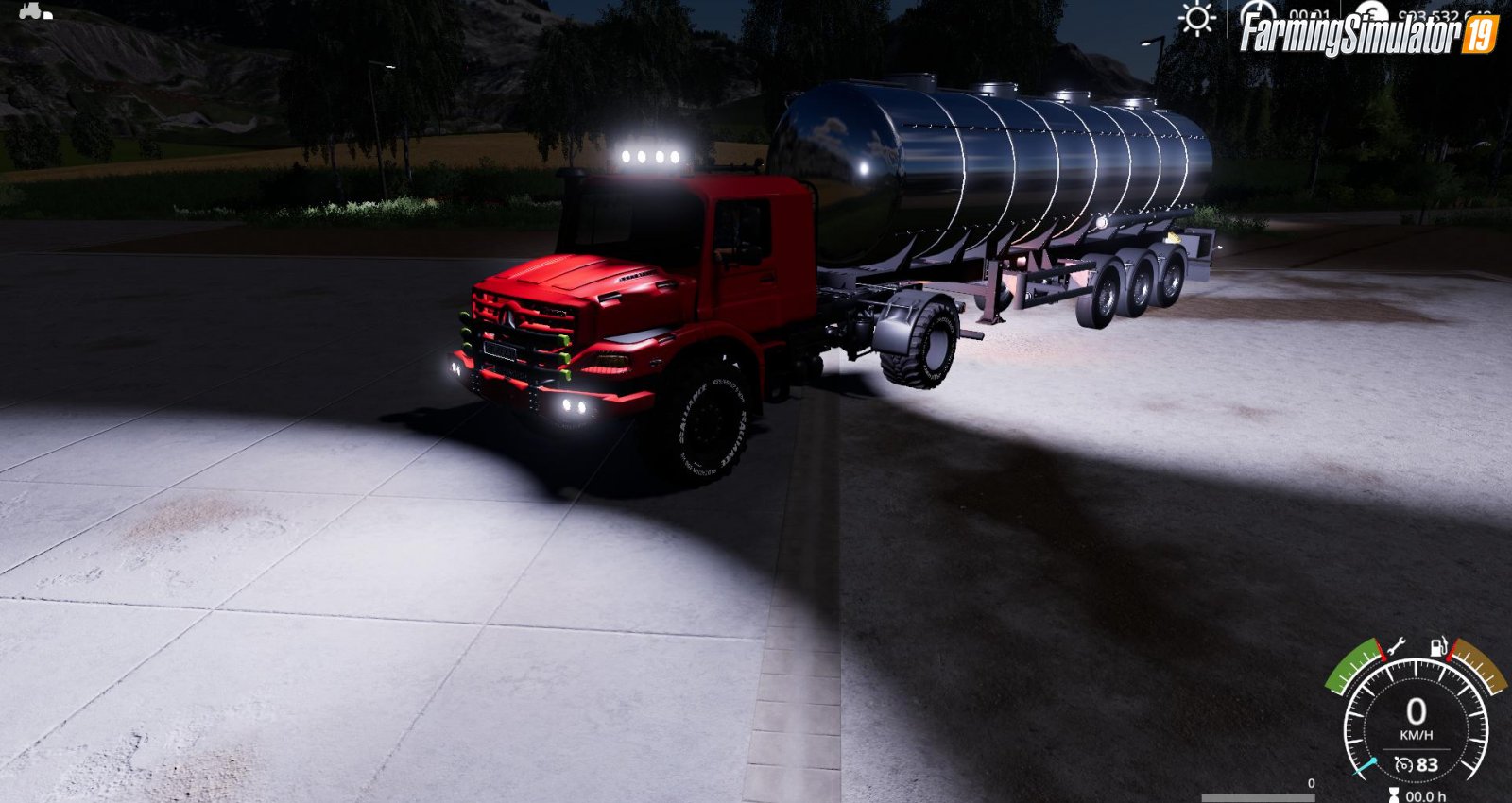 Mercedes-Benz Zetros Red Edition v1.0 for FS19