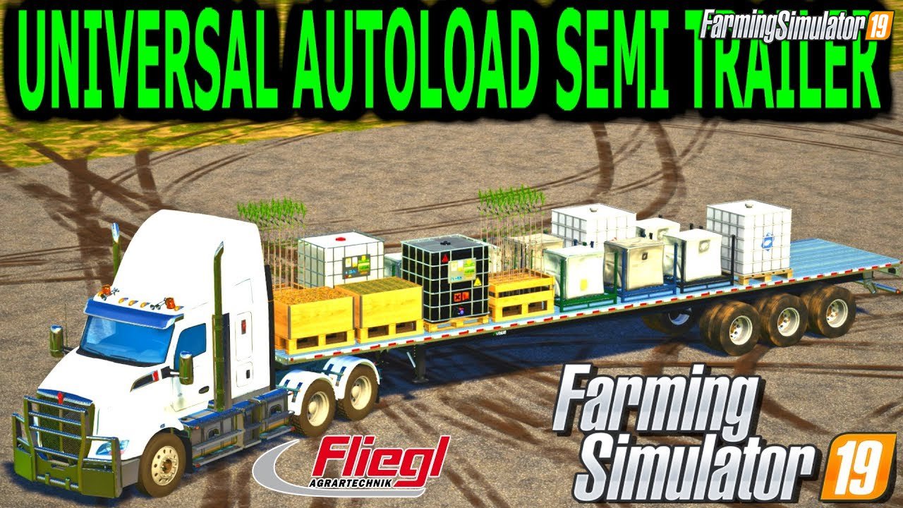 Trailer Lizard 51ft Autoloader v1.0 for FS19