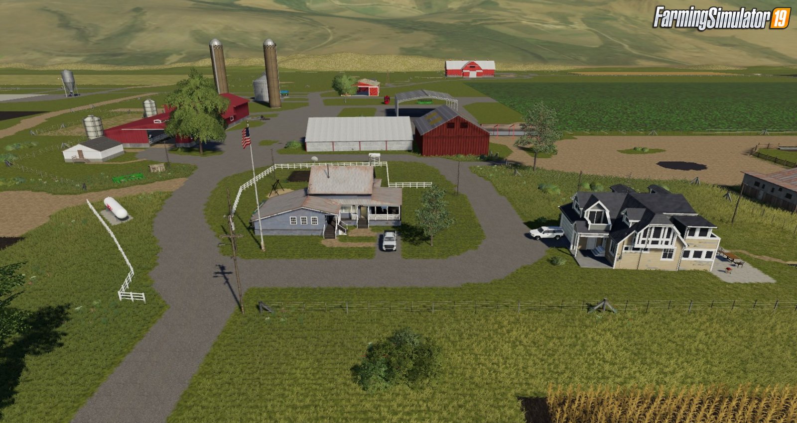 Jones Dairy Farm Map by GnG Modding for FS19